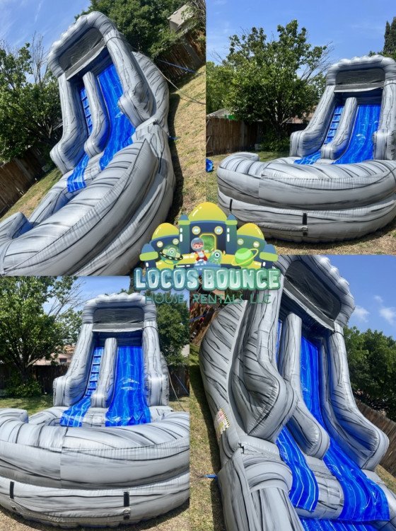 15 FT Grey Waterslide